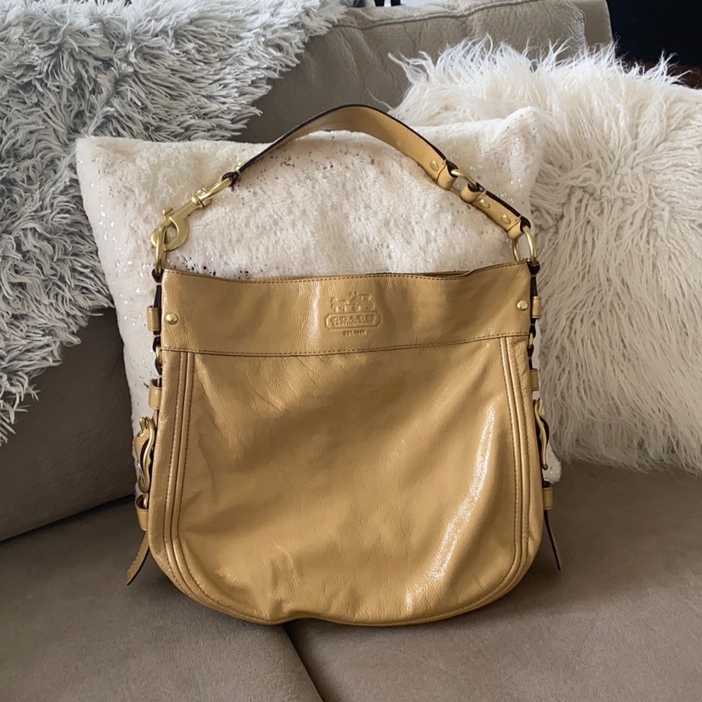 Tan Coach Leather Purse